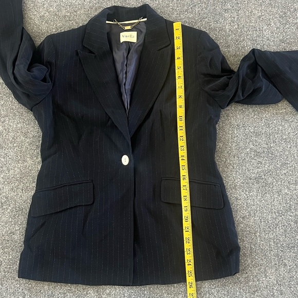 Viyella Navy Women’s Blazer Size US 4 UK 8 - Picture 6 of 11